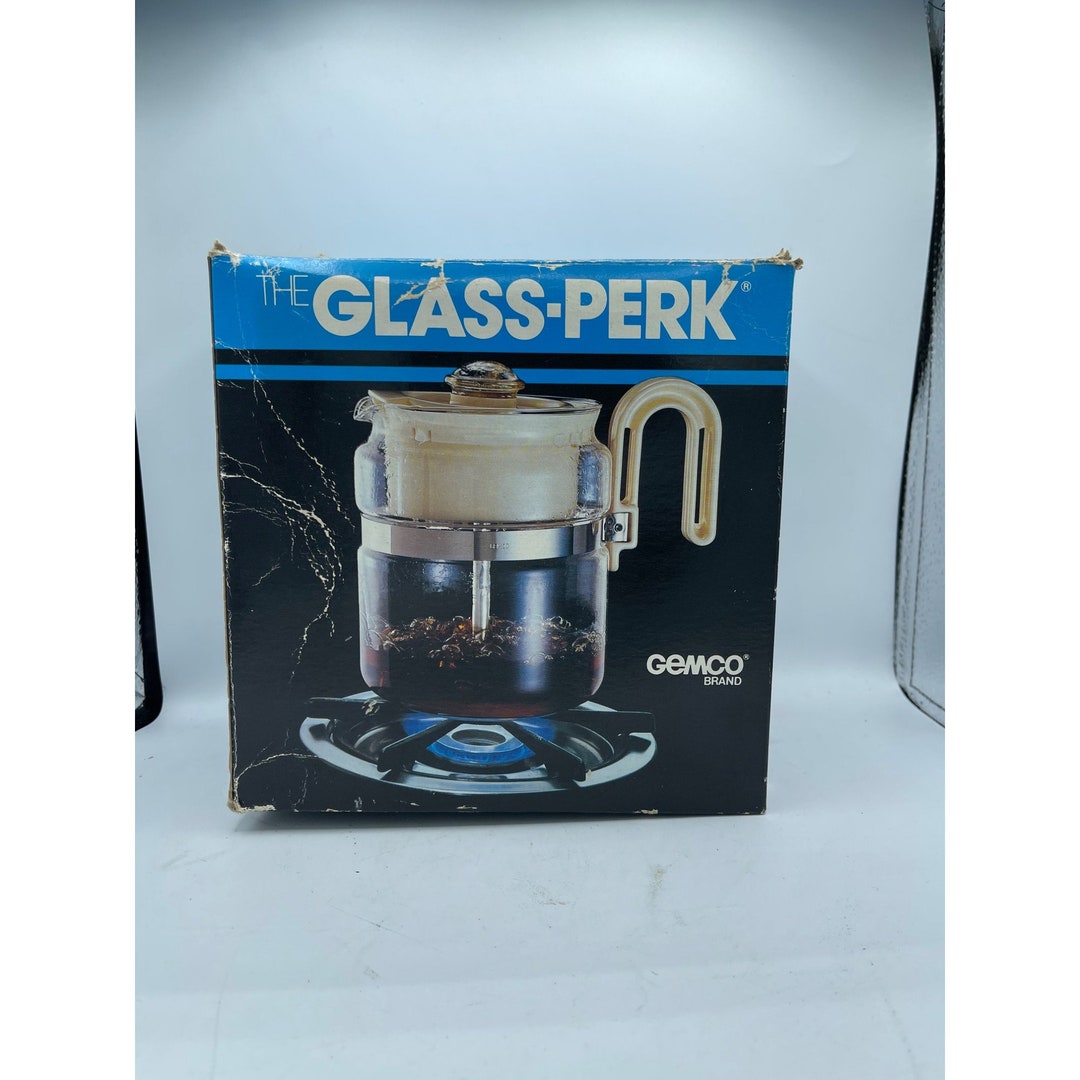 Vintage Gemco Brand the Glassperk Percolator Coffee Maker Etsy