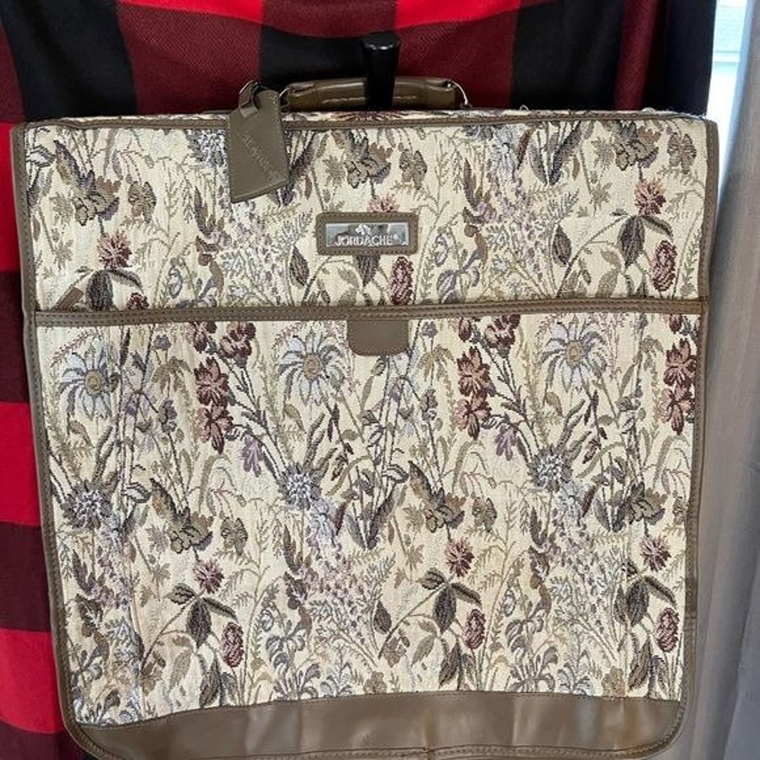 Jordache Tapestry Folding Garment Bag Etsy