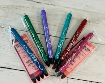Glitter Gel Papermate Inkjoy Plumas Recargables, Personalizada, Cow Print Pen, Cow Print, Bolígrafos, Inkjoy Pen, Papermate