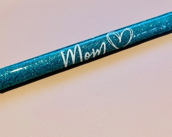 Mamá Glitter Gel Papermate Inkjoy Bolígrafos Recargables, Personalizado, Bolígrafos de Enfermera, Enfermeras, Bolígrafos, Bolígrafo Inkjoy, Papermate