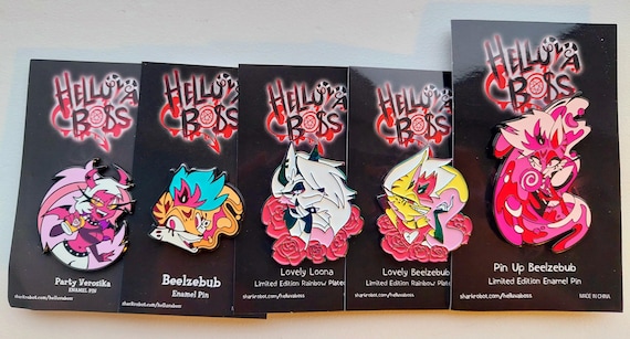 Official Helluva Boss & Hazbin Hotel Enamel Pins - Etsy