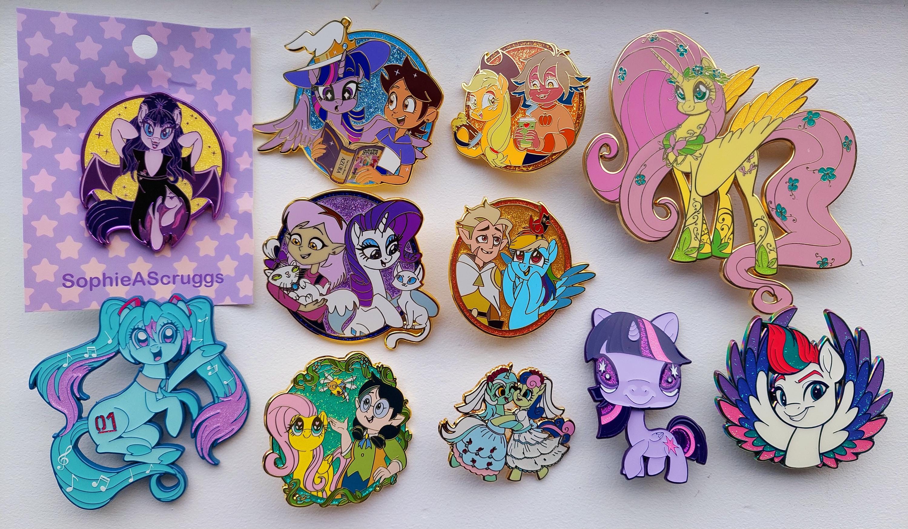 My Little Pony Jumbo Enamel Pins - Etsy