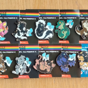 Fursona Pins Flag Enamel Pins (Seconds)