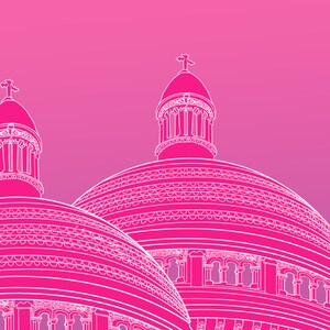 Sacré-Cœur  - A5 Digital Art Print (Unframed)