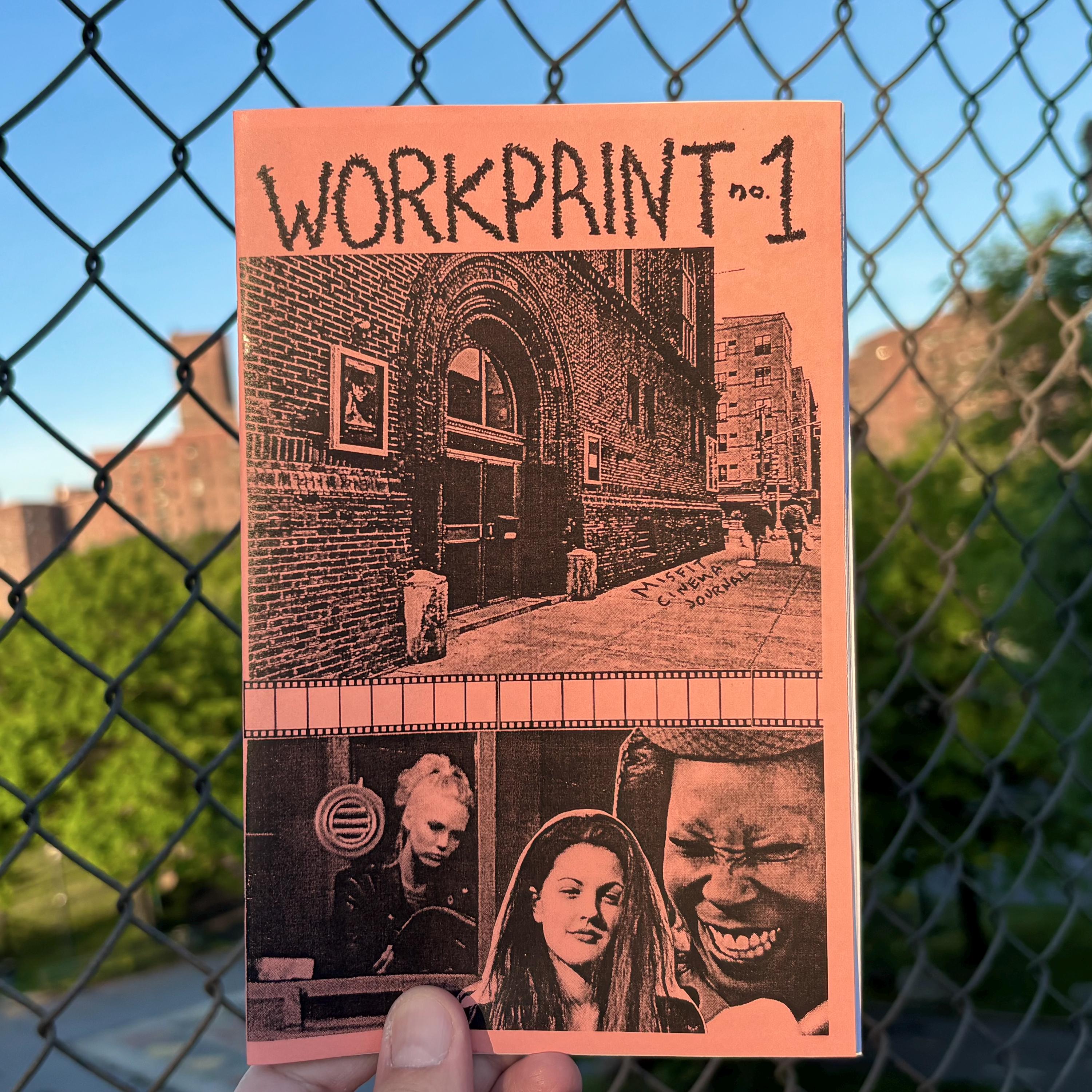Workprint Workprint #1 (MCJ-001) Zine From Misfit Cinema Journal - Etsy