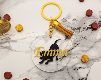 Llavero personalizable con | de perro Perro | Los amantes de los animales | Dueño del perro