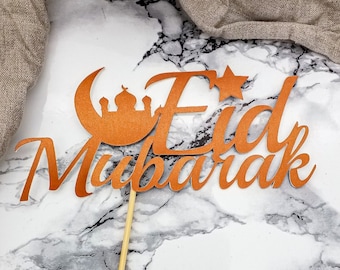 Topper de pastel "Eid Mubarak"