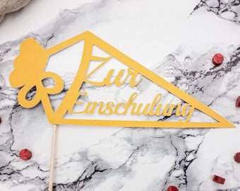 Topper de pastel para | de matrícula escolar | escolar | de vuelta al cole Primer día de clases