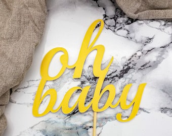 Cake Topper "Oh Baby"