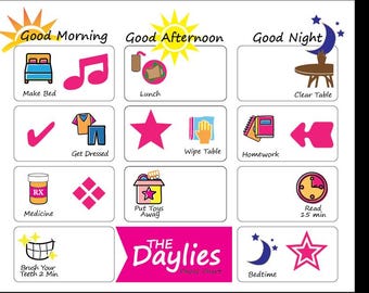Child's Chore Chart mit Monatstracker