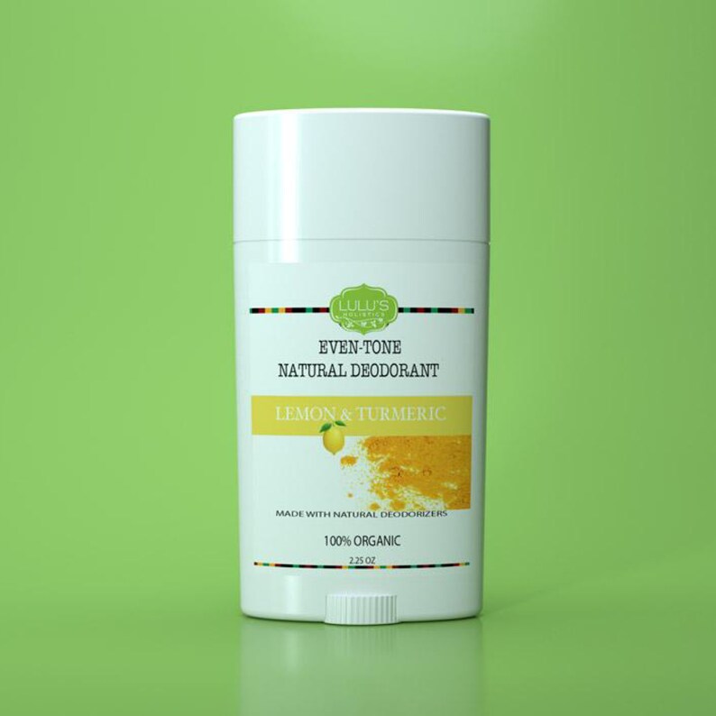 Underarm Brightening Turmeric & Lemon Natural Deodorant Etsy