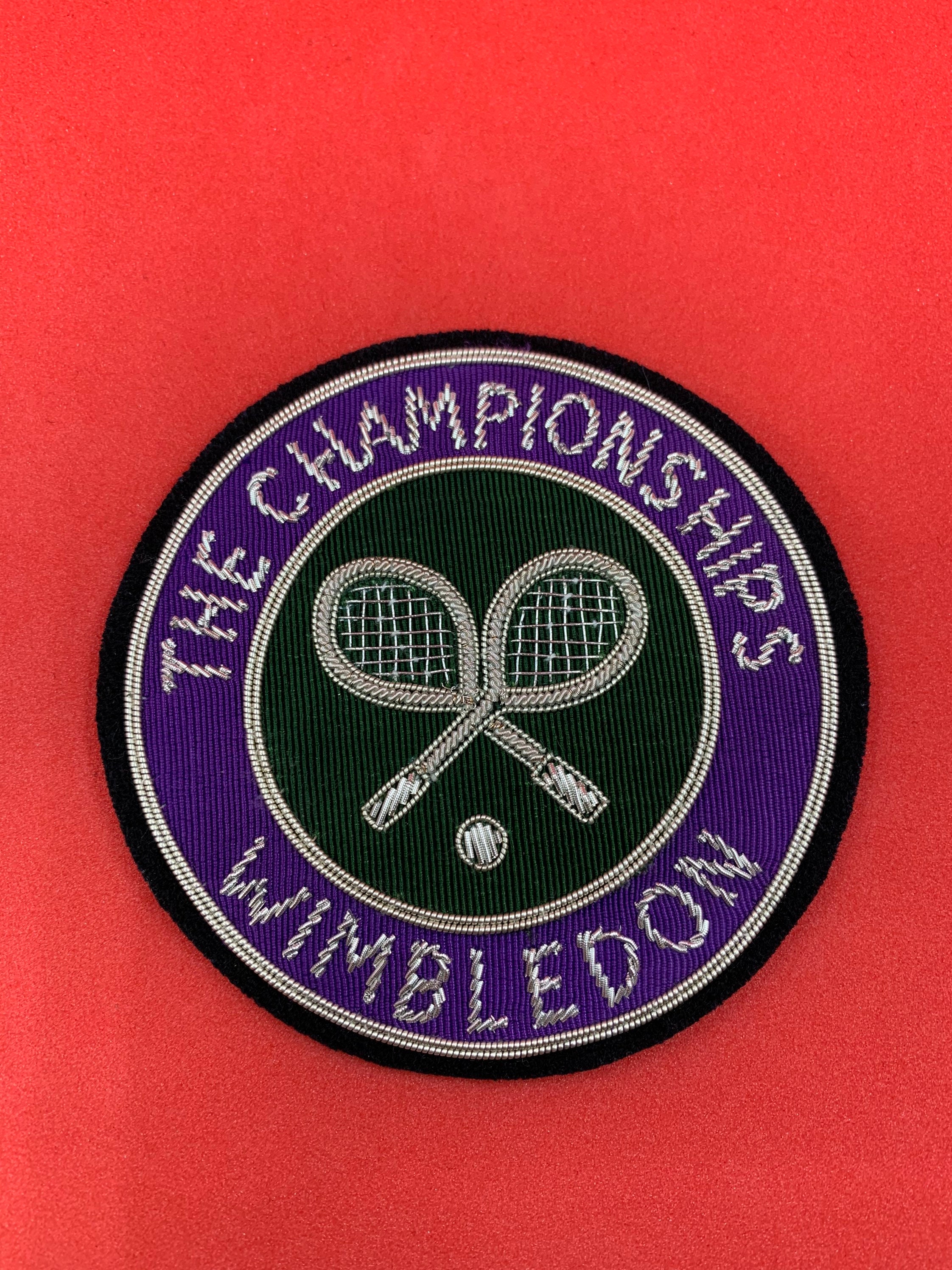 The Wimbledon Championships Blazer Badge Hand Embroidered | Etsy