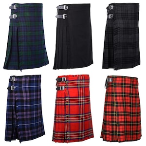 Men&#39;s Scottish 5 Yard Traditional 13oz kilt Made of Acrylic Wool