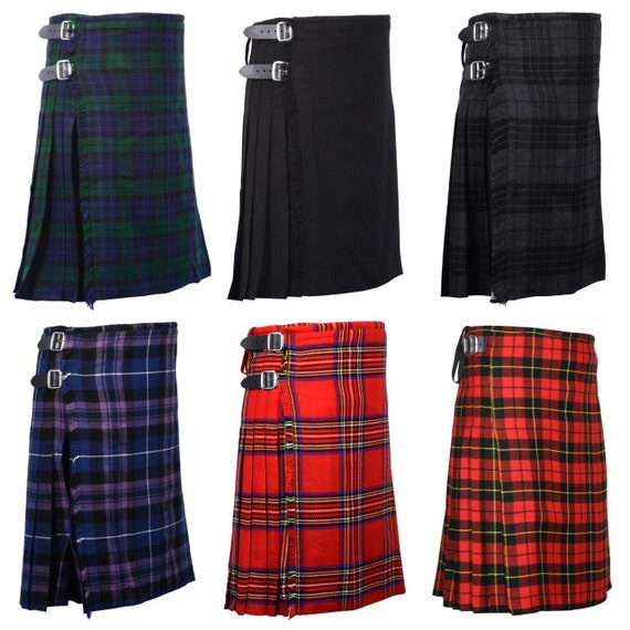 Grandes faldas escocesas escocesas tradicionales escocesas para hombre en  más de