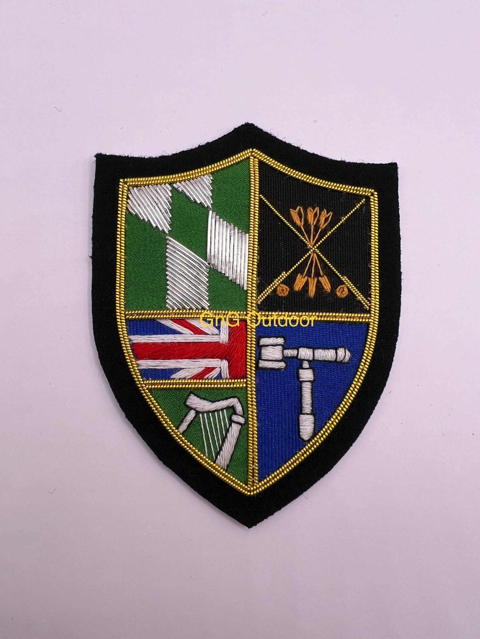 Customised Hand Embroidered Bullion and Wire Crest Blazer Badges Custom  Made Golf Football Cricket Clubs University Collages School Badges 