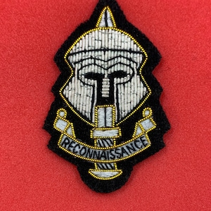 Special Reconnaissance Regiment Beret Cap Badge SRR Hand Embroidered Bullion And Wire Cap Badge