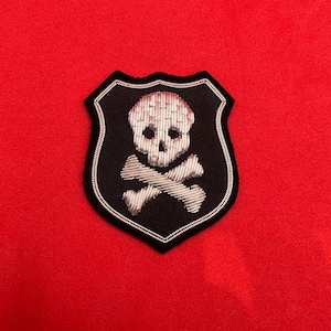 Customised Hand Embroidered Bullion And Wire Badges Order For Roger