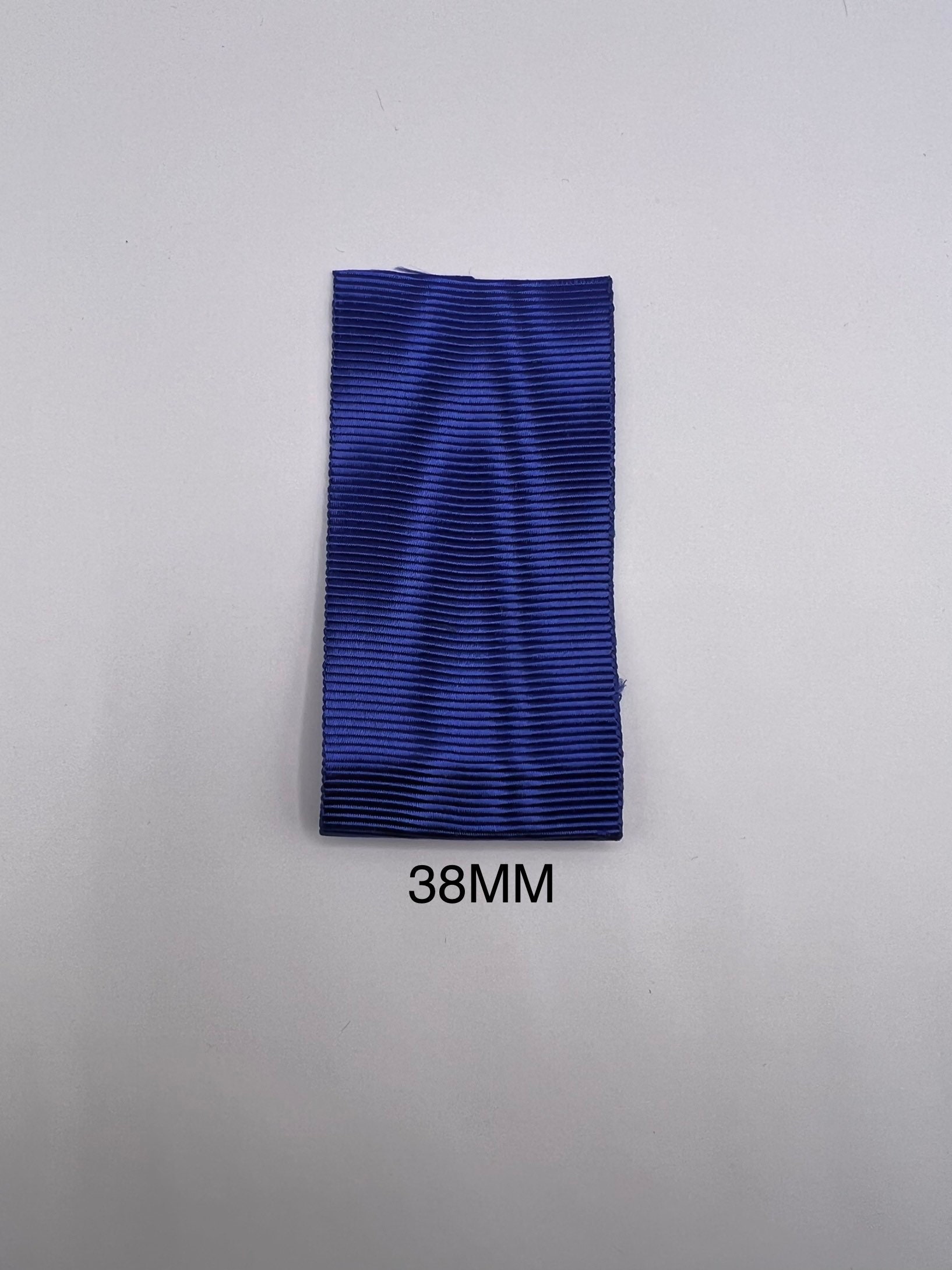 Masonic Regalia Apron Ribbon Royal Blue Moire Effect Sold as 5 Meter ...