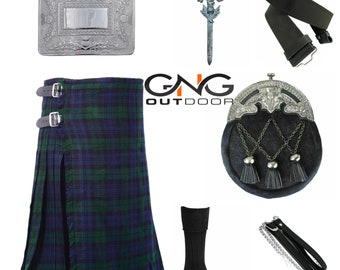 Ensemble kilt de mariage traditionnel pour homme, robe kilt de mariage disponible en plus de 50 couleurs de tartan