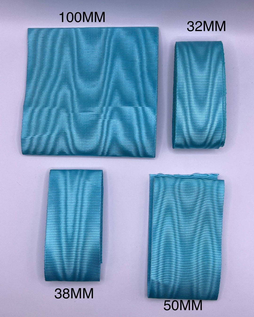 Masonic Regalia Apron Ribbon Light Blue Moire Effect Ribbon Light Blue ...
