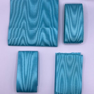 Masonic Regalia Apron Ribbon Light Blue Moire Effect Ribbon Light Blue Craft Apron Ribbon Sold As 5 Meter Length