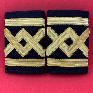 Schulter Epaulettes Masters Merchant Navy Slip On Naval Uniform Zubehör und Rang Verfügbar Zwei Ränge