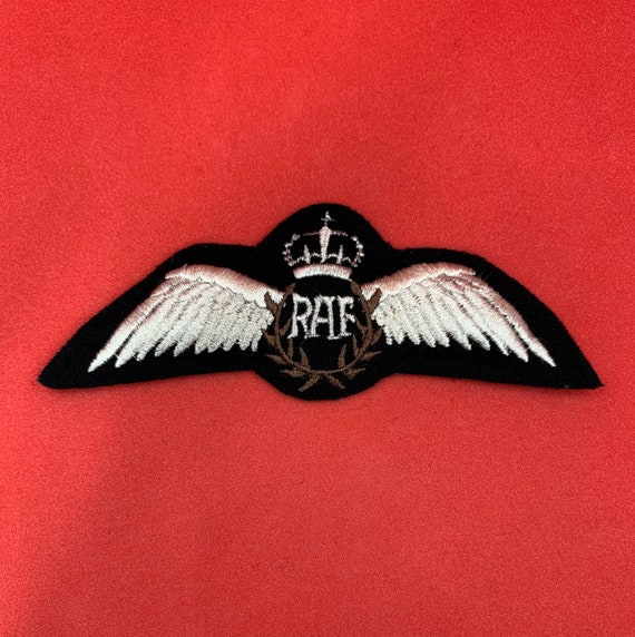 GBイギリス軍/英軍＊ＲＡＦ/空軍＊銀製パイロットカフスボタン（実物） GBイギリス軍/英軍＊RAF/空軍＊銀製パイロットカフスボタン