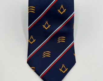 Essex Provincial Craft Neck Tie Masonic Essex Lodge Regalia Neck Tie Handmade Masonic Lodge Gift Tie