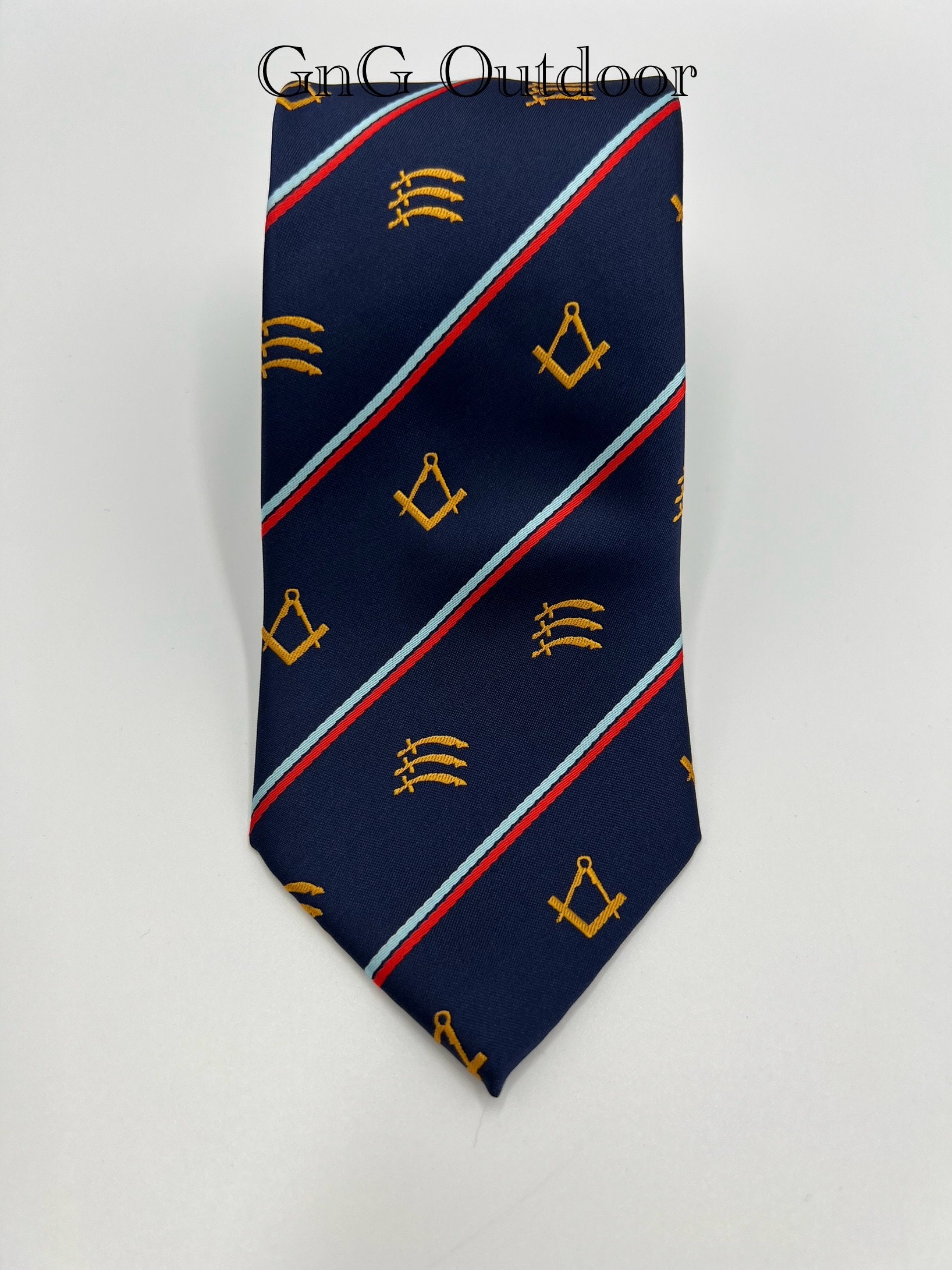 Essex Provincial Craft Neck Tie Masonic Essex Lodge Regalia
