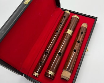Irish Rose Wood D Flute With Tuning Slide 4 Part Size 26