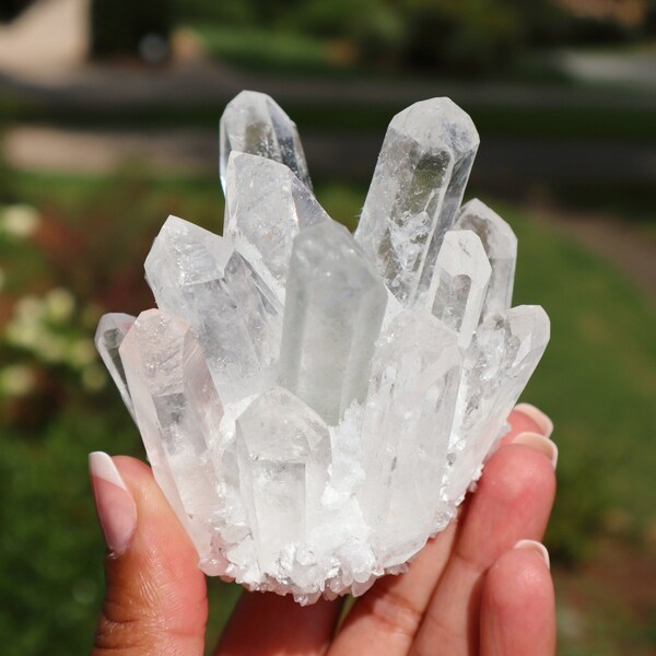 Crystal Clear Lab Grown Quartz Etsy
