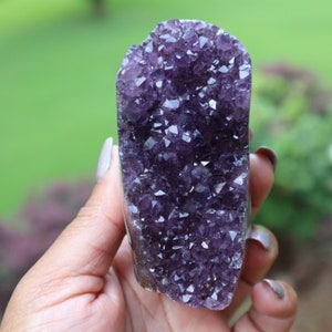 Amethyst Cluster Freeform, High Quality Amethyst, 3.65in High