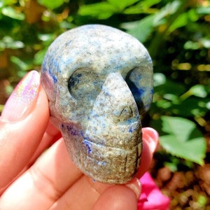 Lapis Lazuli Crystal Skull