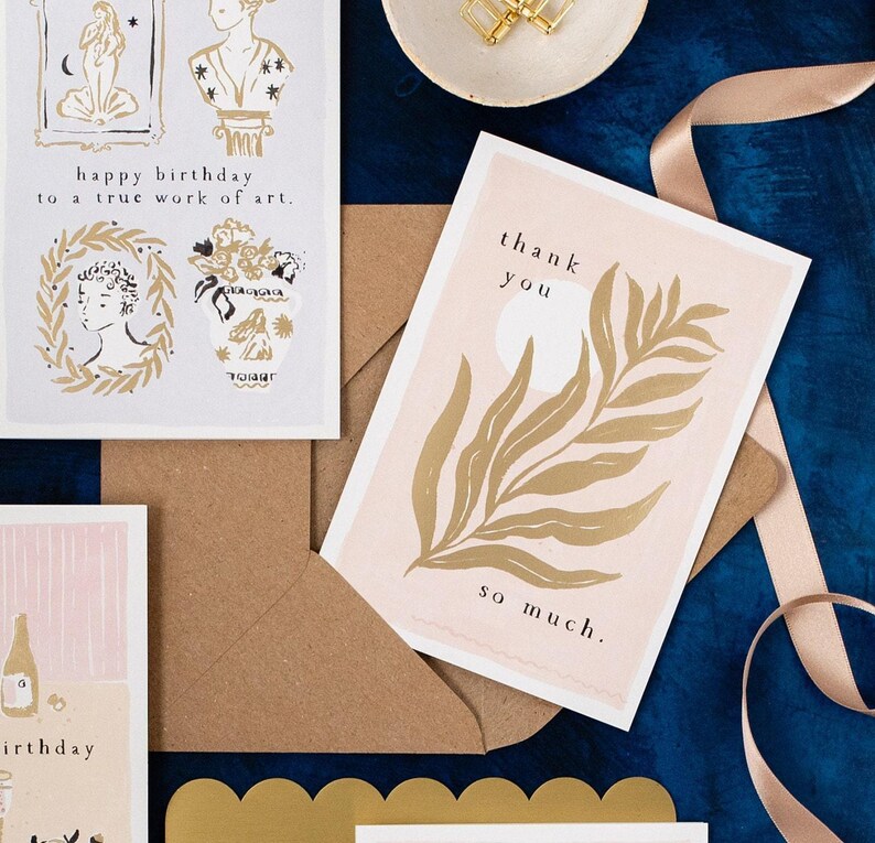 Leaf Thank You Card | Thanks Card | Gratitude Card | Thank You Teacher Card | Gratitude Card | Thankyou Card image 4