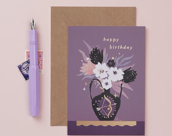 Sagittarius Birthday Card | Zodiac Birthday Card | Astrology Birthday Card | Horoscope Birthday Card | Star Sign Birthday Card |