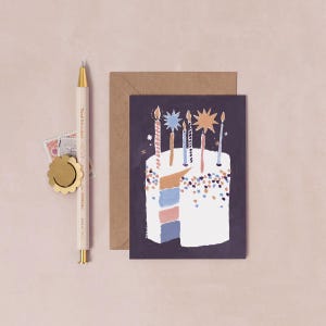 Cake Mini Birthday Card | Mini Birthday Cards | Blank Cards | Cute Birthday Cards | Mini Greeting Cards