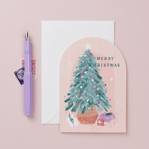 Christmas Tree Card | Christmas Greeting Card | Merry Christmas Card | Tree Holiday Card | Xmas Greeting Card | Xmas Card | Christmas Tree