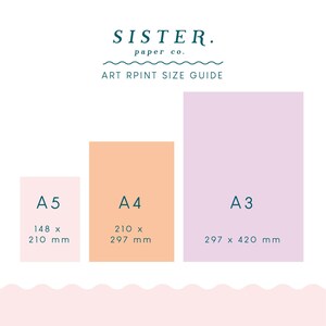 Art print for gallery wall by Sister Paper Co