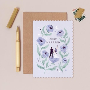 Botanical Wedding Card | Newlyweds Greeting Cards