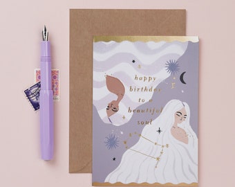 Gemini Birthday Card | Zodiac Birthday Card | Astrology Birthday Card | Horoscope Birthday Card | Star Sign Birthday Card | Constellation