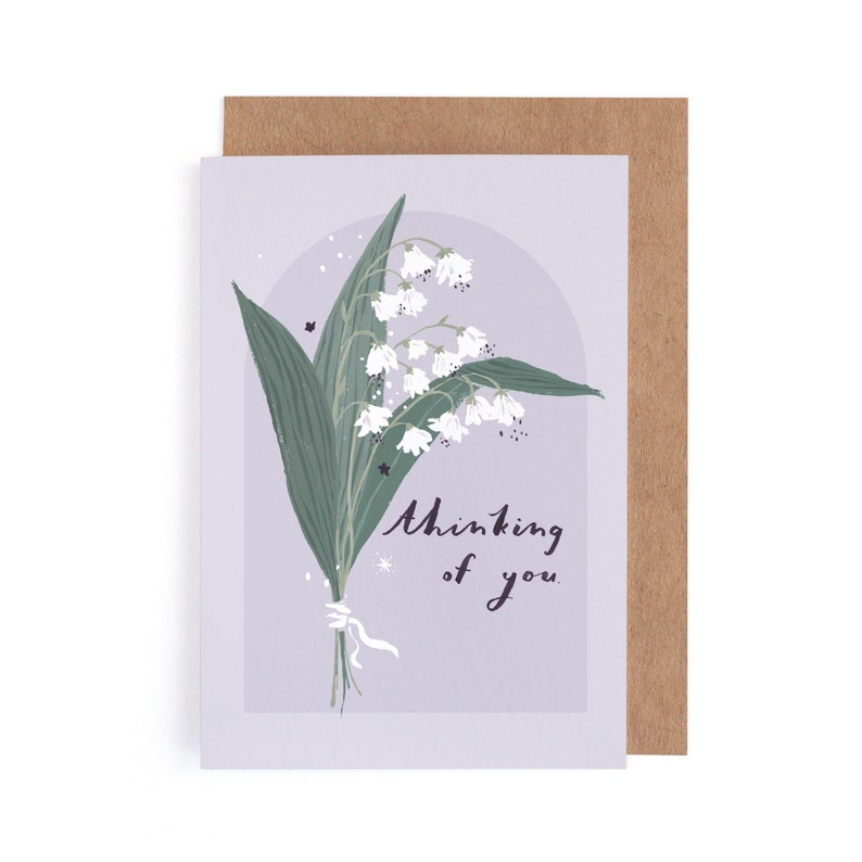 Bouquet Thinking of You Card Flowers Sympathy Card Floral Sympathy Card Sorry For your Loss Card Grieving Card Get Well Soon Card image 3