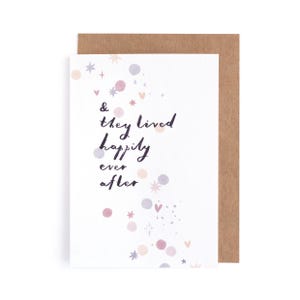 Wedding Card | Happily Ever After Card | Wedding Card for Couple | Wedding Day Card | Gay Wedding Card | Same Sex Wedding Card image 4