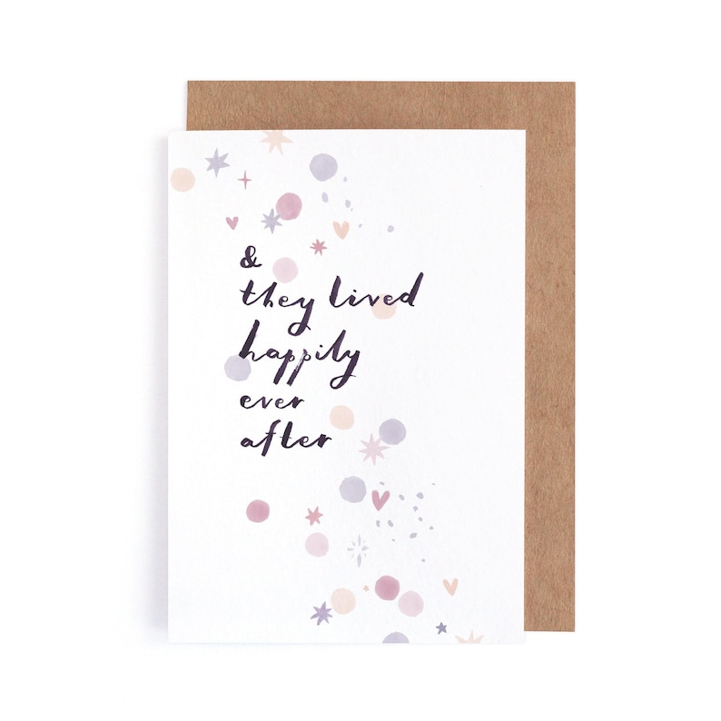 Wedding Card | Happily Ever After Card | Wedding Card for Couple | Wedding Day Card | Gay Wedding Card | Same Sex Wedding Card image 4