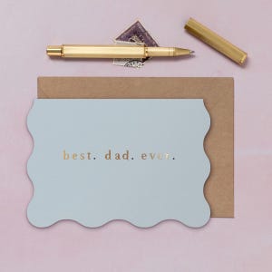 La mejor tarjeta de papá de todos los tiempos / Tarjeta para el cumpleaños de papá / Tarjeta del día del padre / Tarjeta de cumpleaños de papá / Tarjeta de felicitación del Día del padre