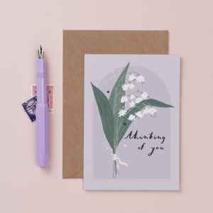 Bouquet Thinking of You Card Flowers Sympathy Card Floral Sympathy Card Sorry For your Loss Card Grieving Card Get Well Soon Card image 2
