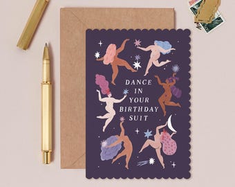 Birthday Suit Birthday Card | Funny Birthday Cards | Feminist