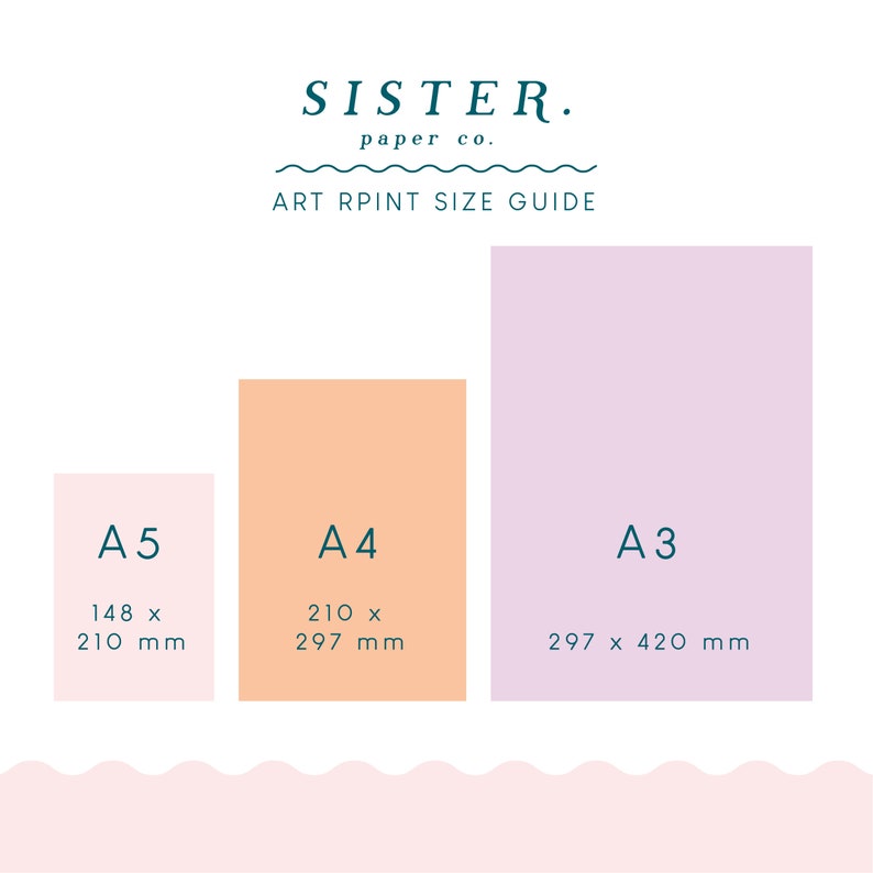 Art print for gallery wall by Sister Paper Co