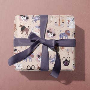Carta da regalo con tema zodiacale / Carta da regalo / Carta da regalo con tema zodiacale / Carta da regalo astrologica / Carta artigianale con stampa oroscopo / Carta per scrapbooking