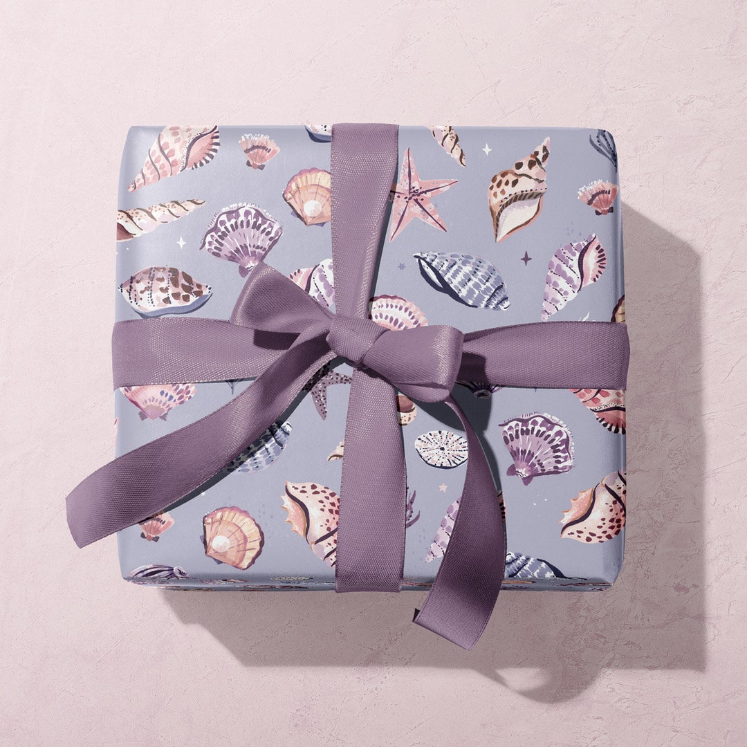 Shells Wrapping Paper | Birthday Wrapping Paper | Shells Craft Paper ...
