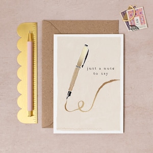 Just a Note Card | Thinking Of You Card | Thank You Card | Versatile Thank You Card | Note Card